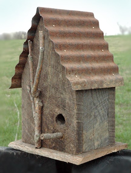 rustic birdhouse plans
